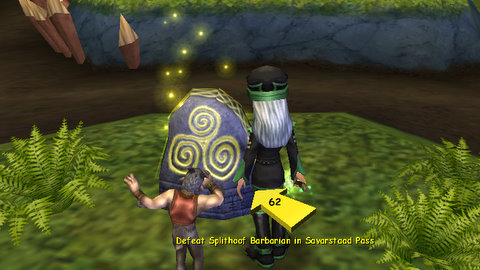 Teleport stone in Grizzleheim