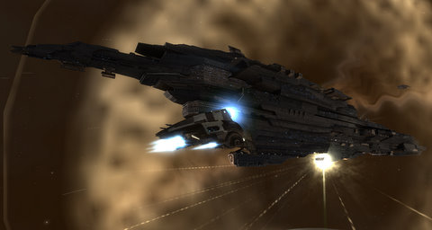 A Titan under attack.