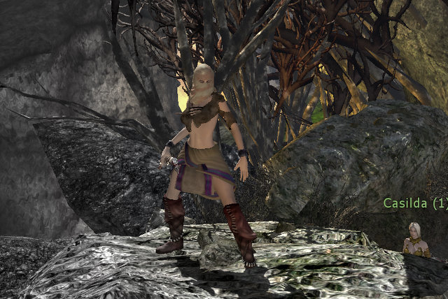 She looks good with her head in a sack, though.