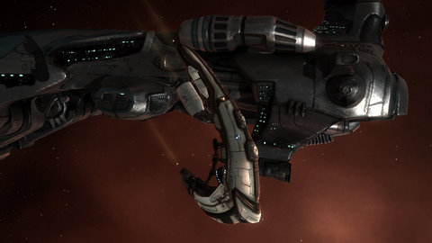 A Purifier and a Megathron bring missile-y death to a highsec plex