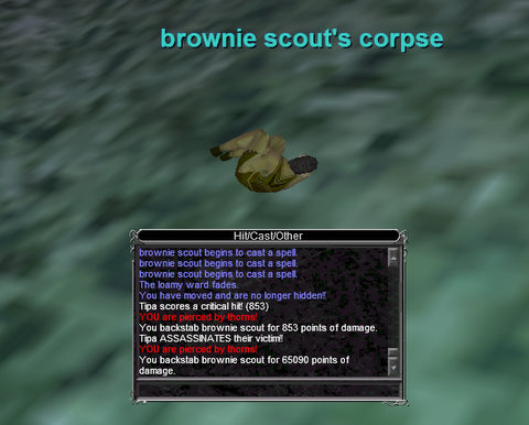 I assassinate harmless woodland creatures!