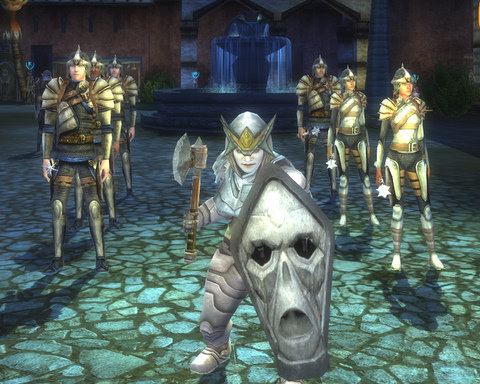 Derra and the troops