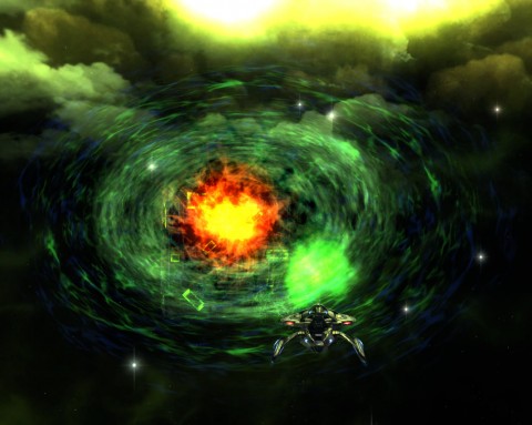 Portal into fluidic space.