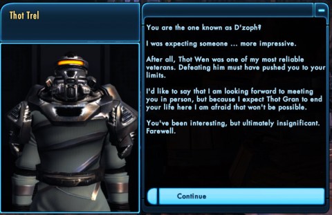 A final threat