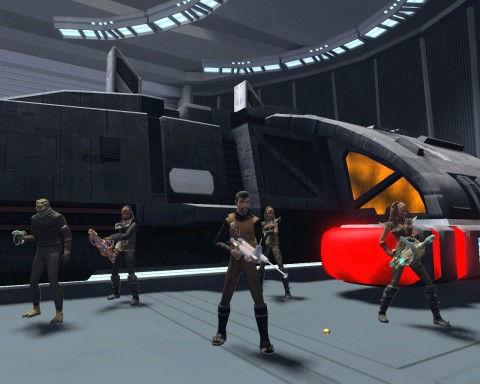 Commandeering a Danube-class runabout