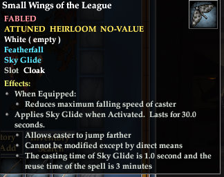 Stats of the Wings of the League