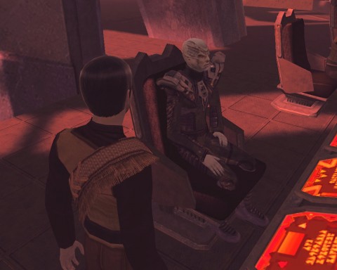 The Reman bridge officer