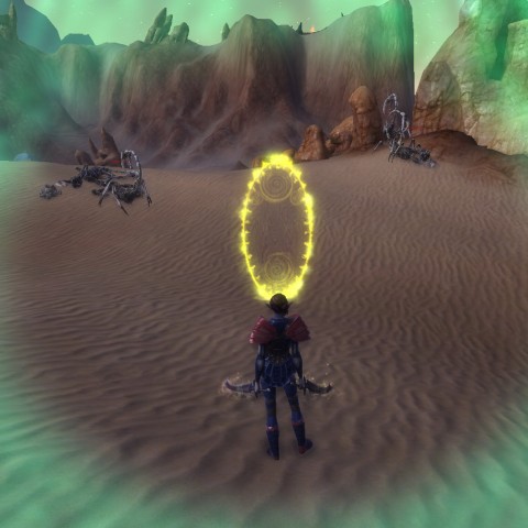 Quantum Tear in Shimmersands