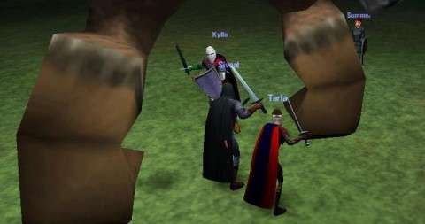 Fighting giants in DAoC beta