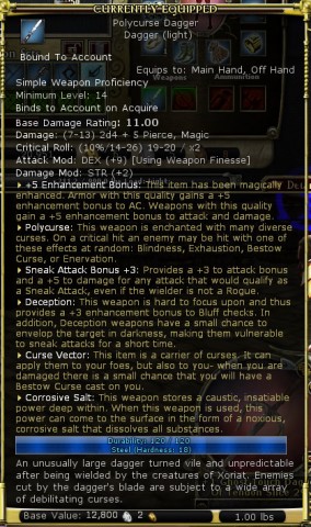 Polycurse Dagger