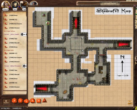 Half of the first level