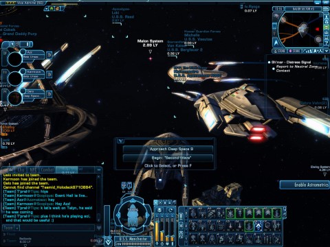 Gathered outside DS9
