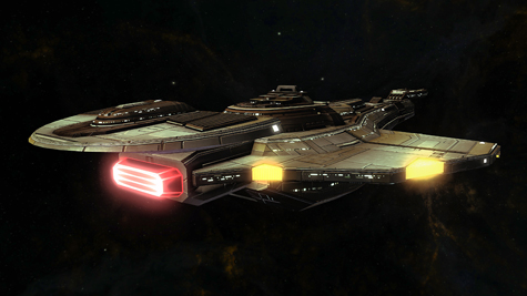 The Cardassian Galor-class cruiser