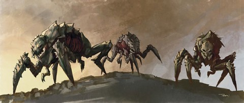 Clearly, our kruthiks were a mutant six-legged variety.