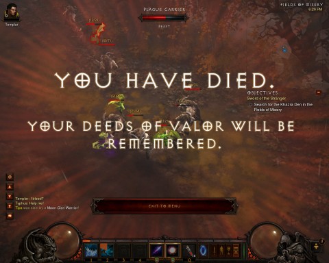 You Have Died!