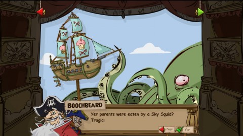 Eaten by a sky squid! Yuk!