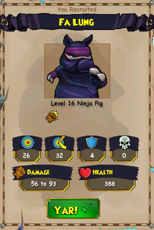 Ninja Pig companion!