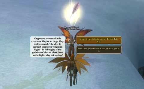 If gryphons fly, why can't I?