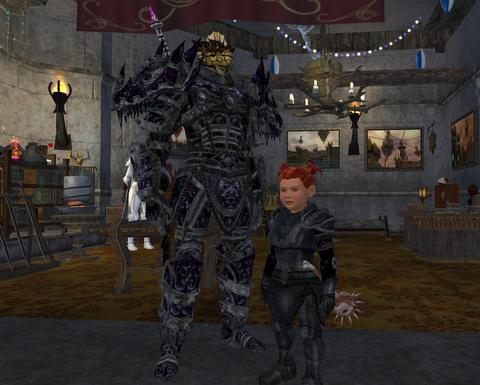Ethra and Lord Vilkiss relax after the battle