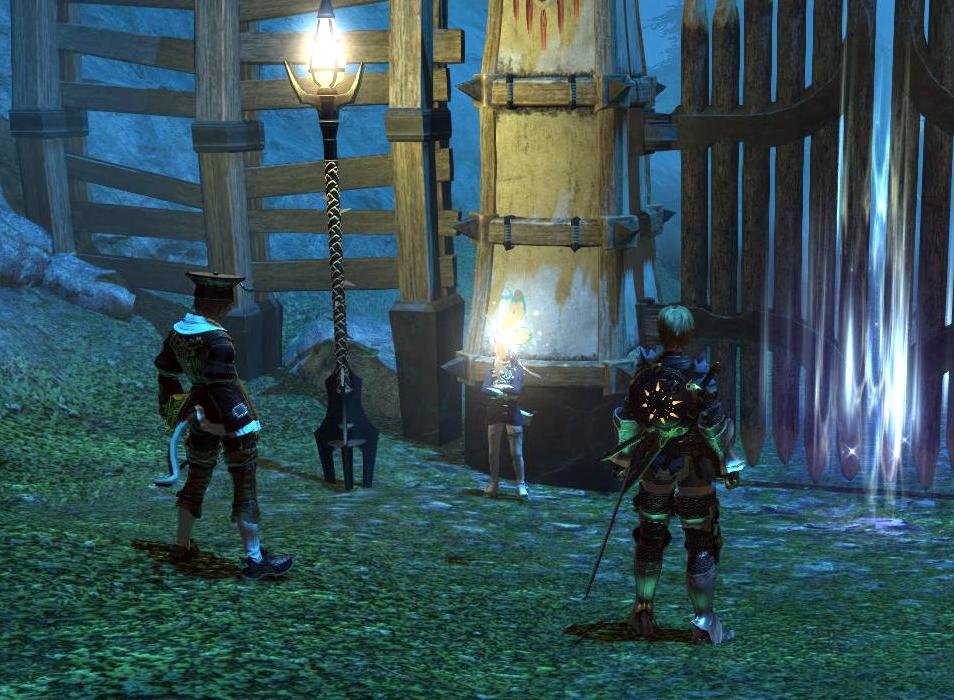 Kasul and I wait for help.