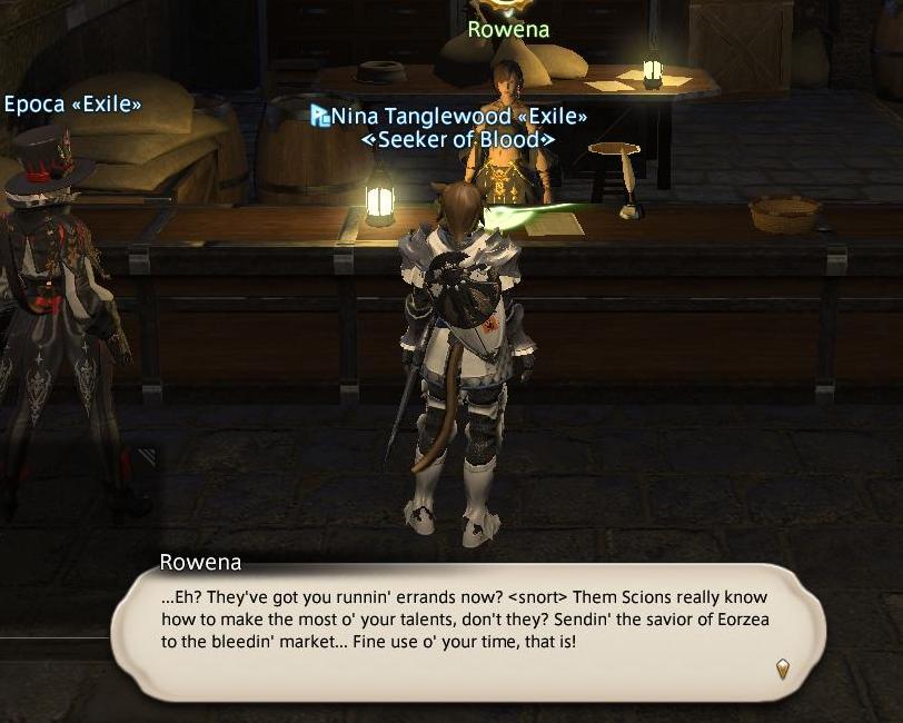 Even the NPCs can't figure out what we're for.
