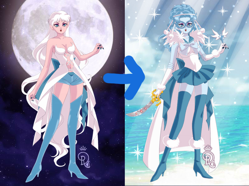 Artist conception: Iceheart transforms into Saint Shiva