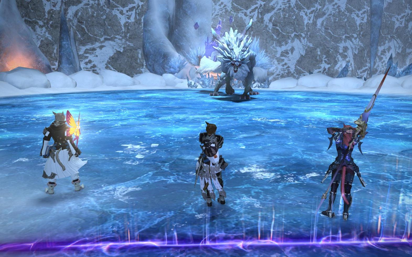 About to meet the wolf. Kasul is on the left.