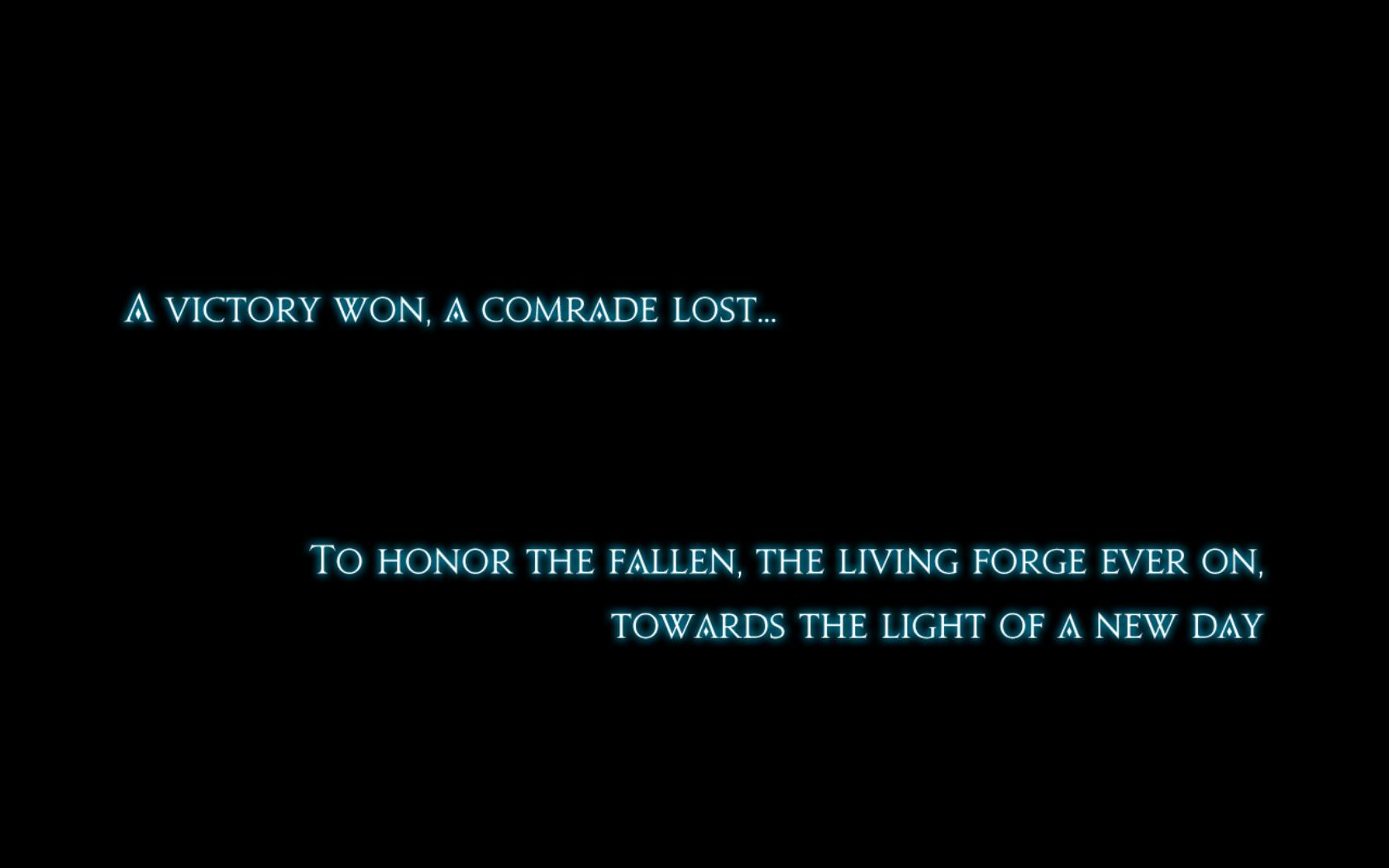 End of a chapter