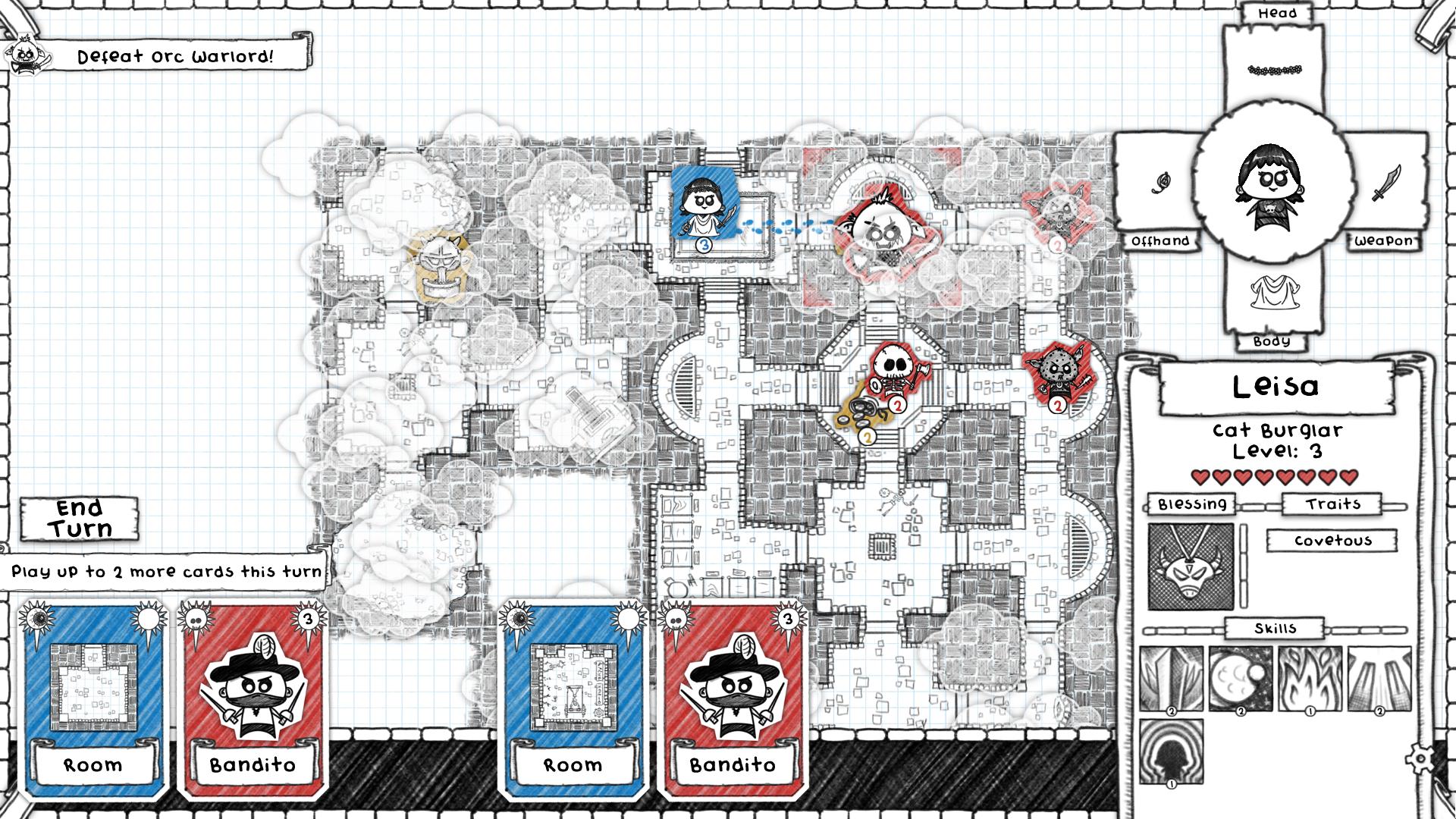 A dungeon in play