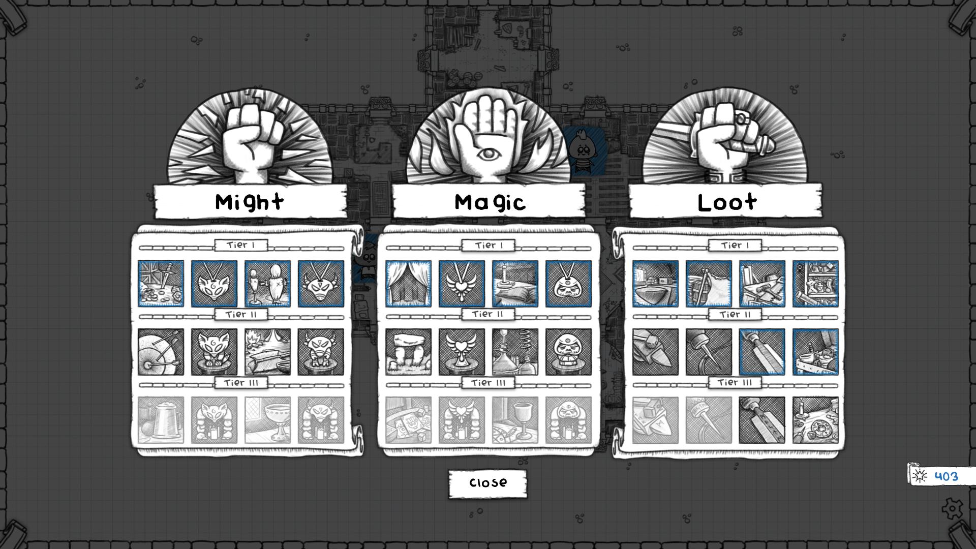 Guild Expansion screen