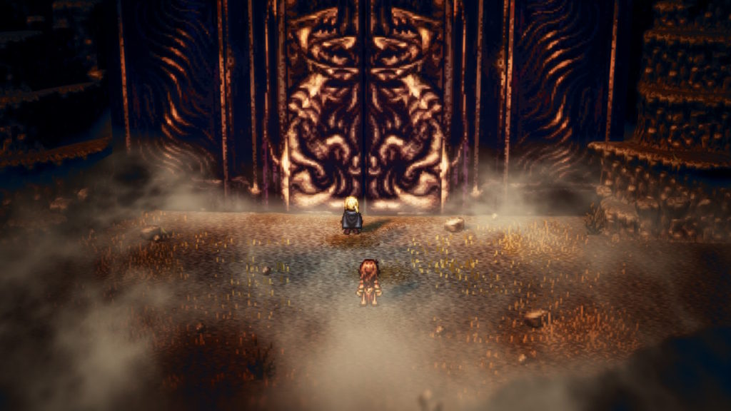 A door shutting is a perfect metaphor for finishing the game