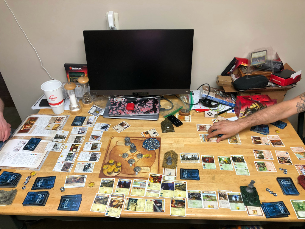 Sorry for all the mess. The kitchen table is also my work desk.