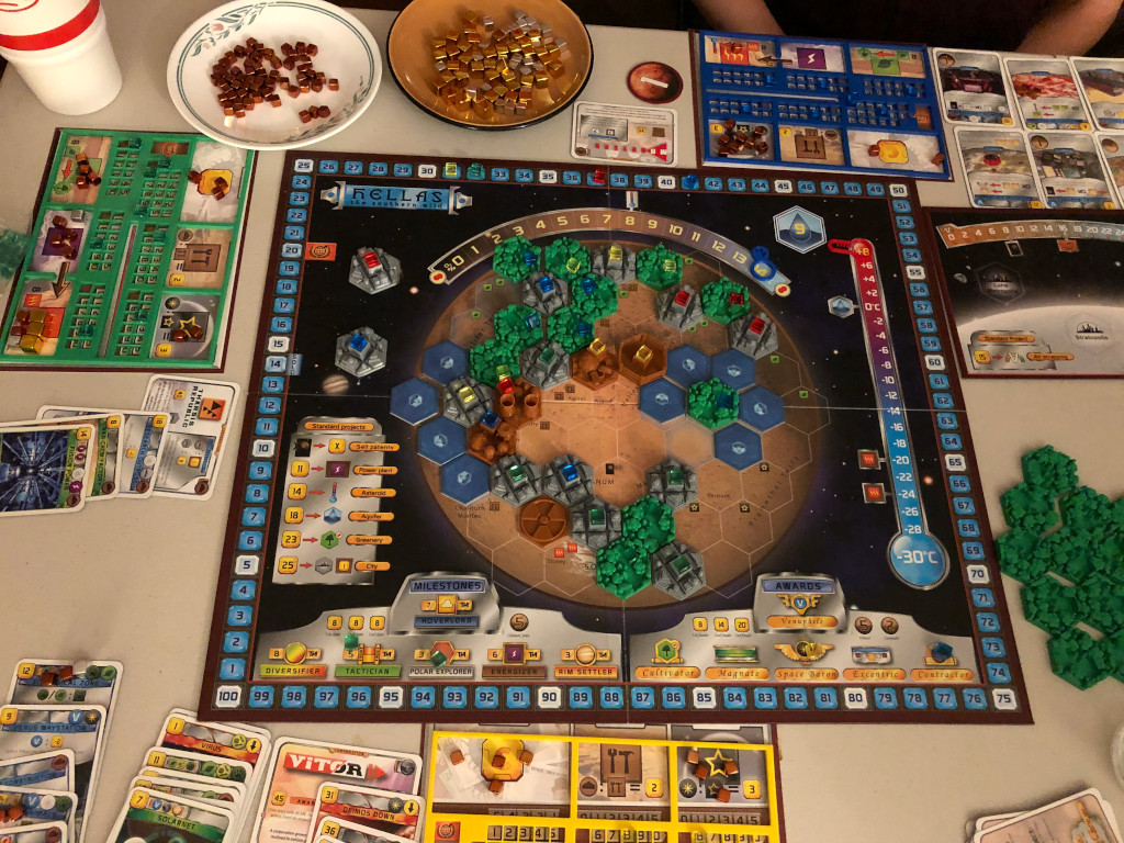 The board. We had the 3D pieces printed; it doesn't come with them.