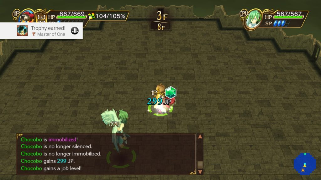 I defeated my winged friend here, and now he protects me.