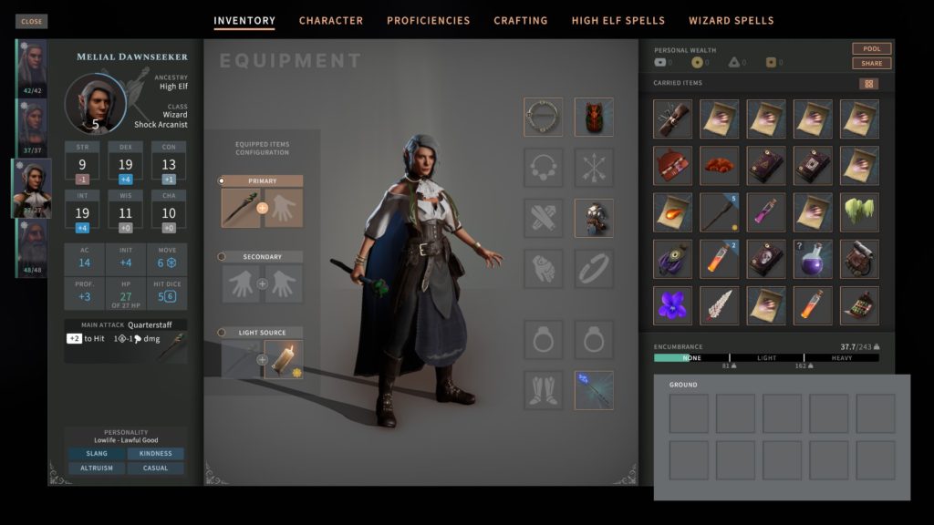 Melial, Arcane Wizard and part time rogue