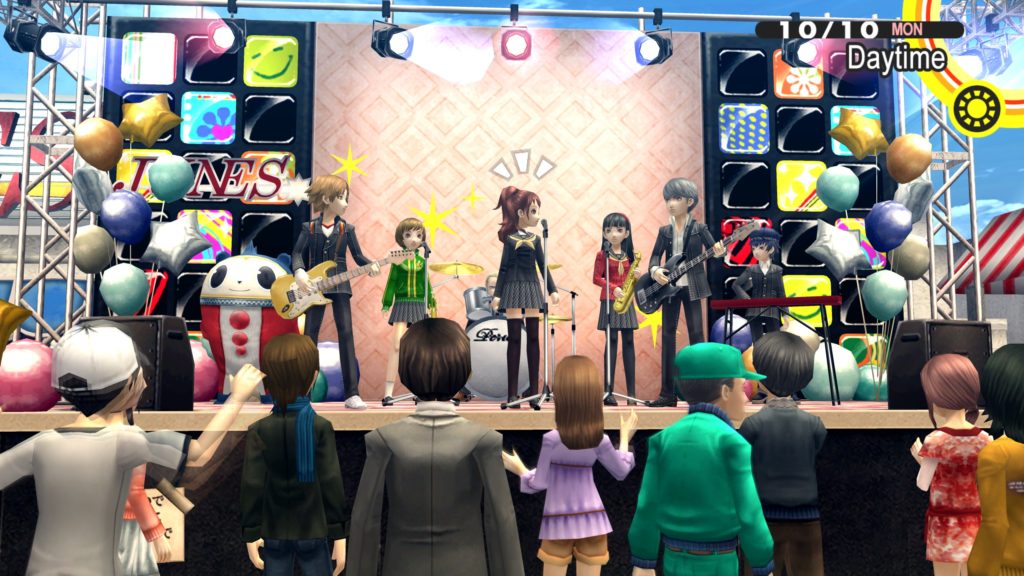 Rocking out at Junes