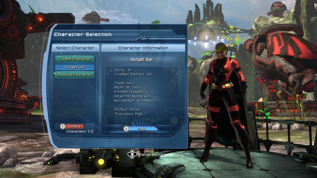 Character Selection on the Switch