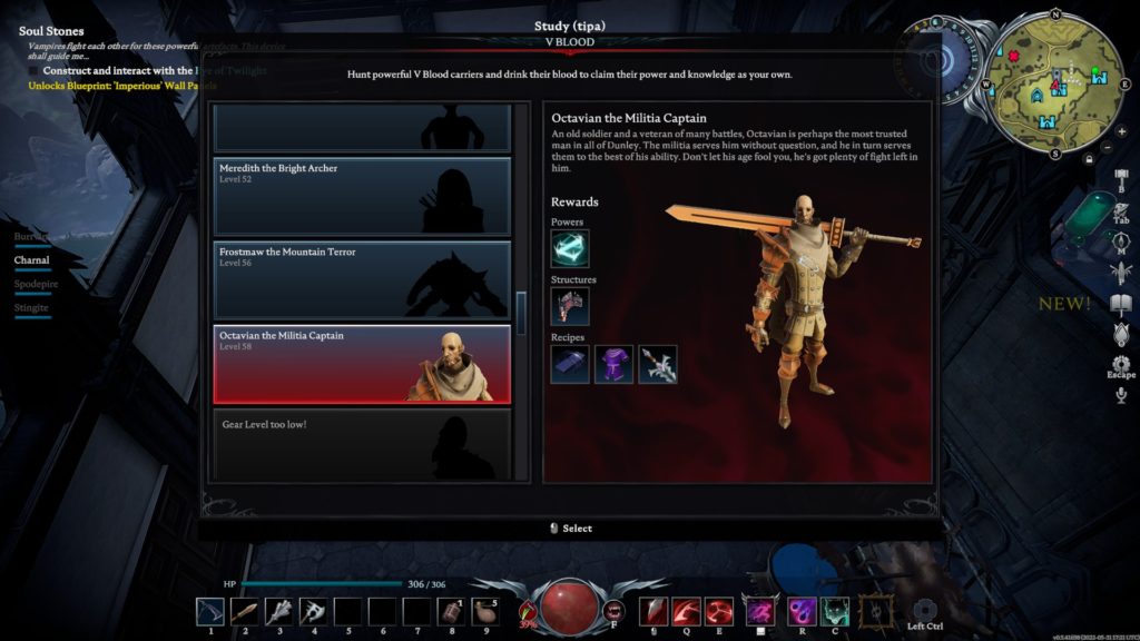 V Blood tracker
