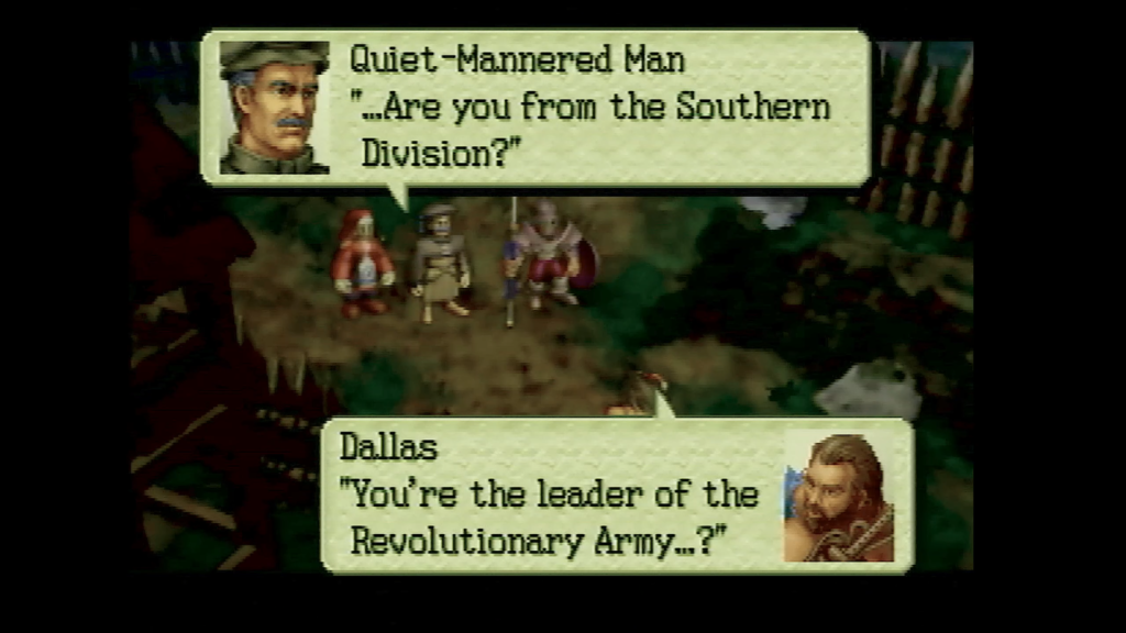 Meeting the rebel leader
