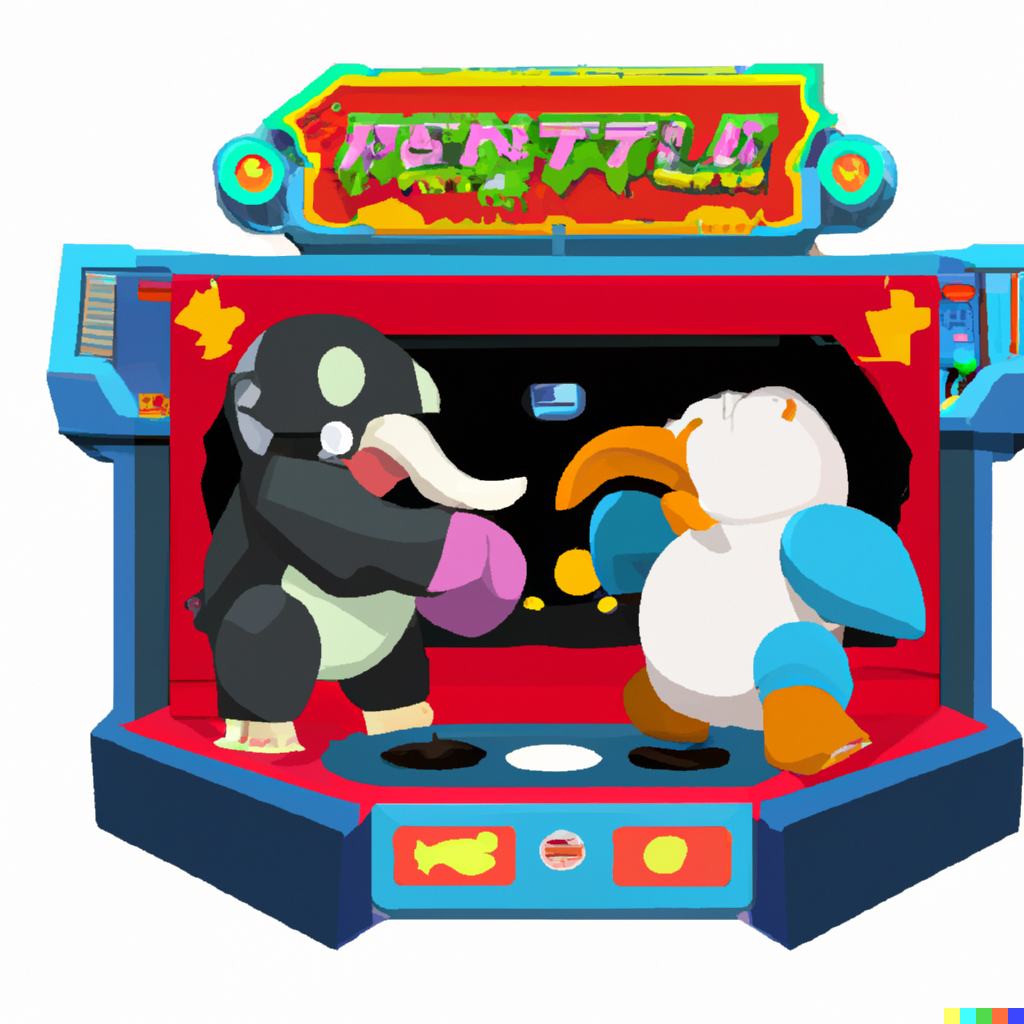 Rock 'em, Sock 'em, Elephant vs Penguin Action!