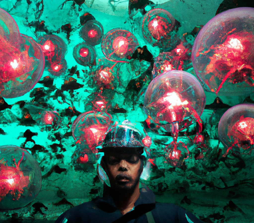 It's easy to get surrounded in these underwater levels