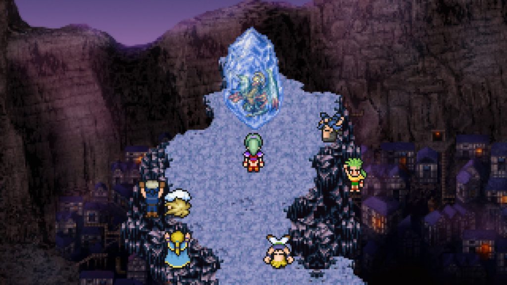 Terra confronting the Frozen Esper