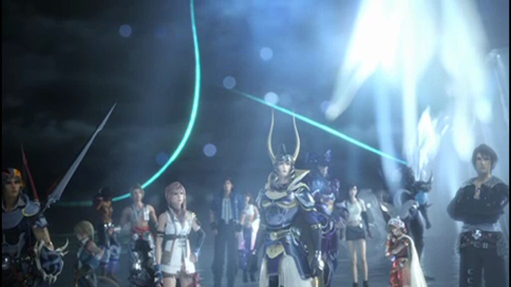 The fighters for Cosmos commune with their goddess
