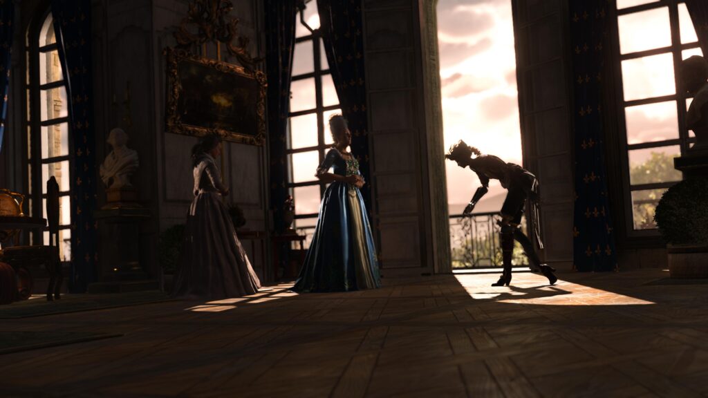 Aegis introduces herself to Marie Antoinette