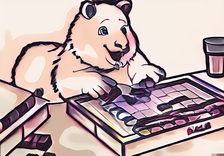 A wombat playing backgammon, according to Dall-E.