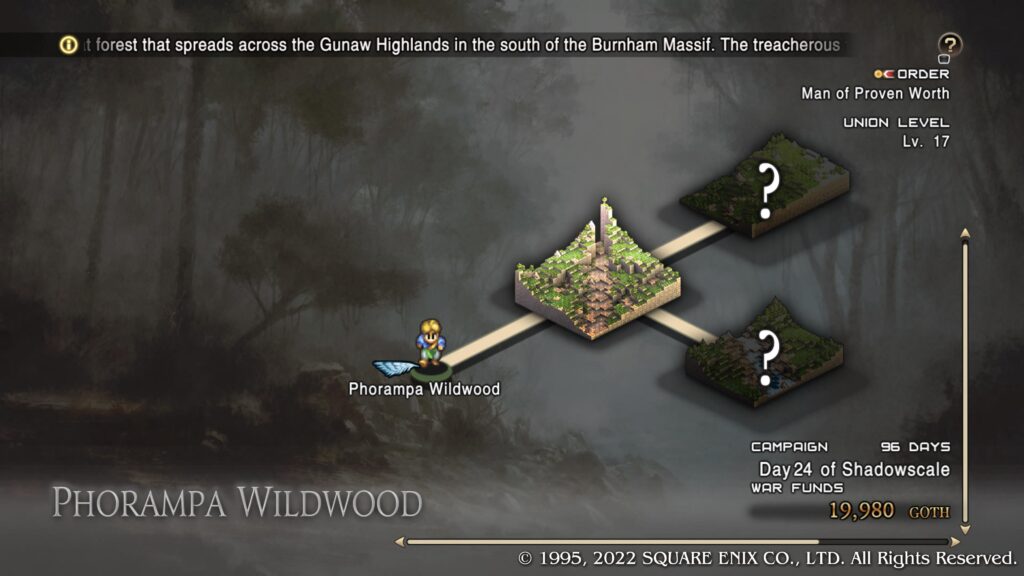 Multipart fight map