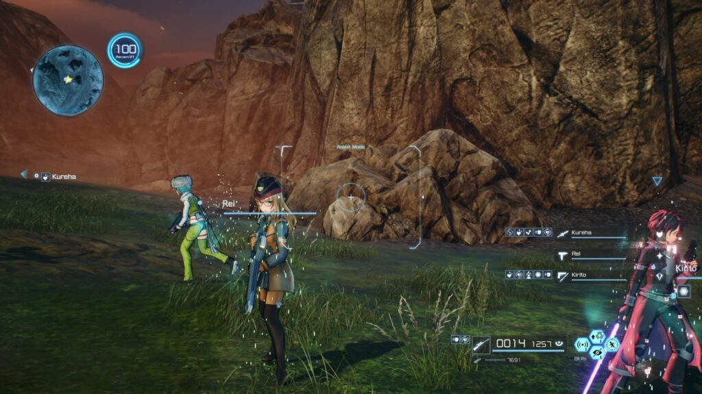 Rei, Tipa and Kirito on a hunt