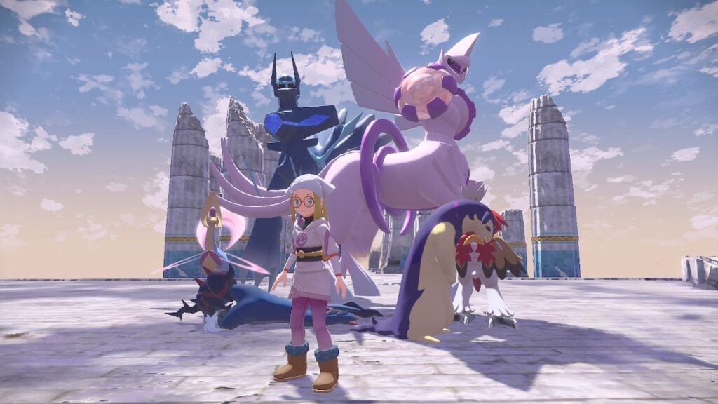 The team to face Arceus