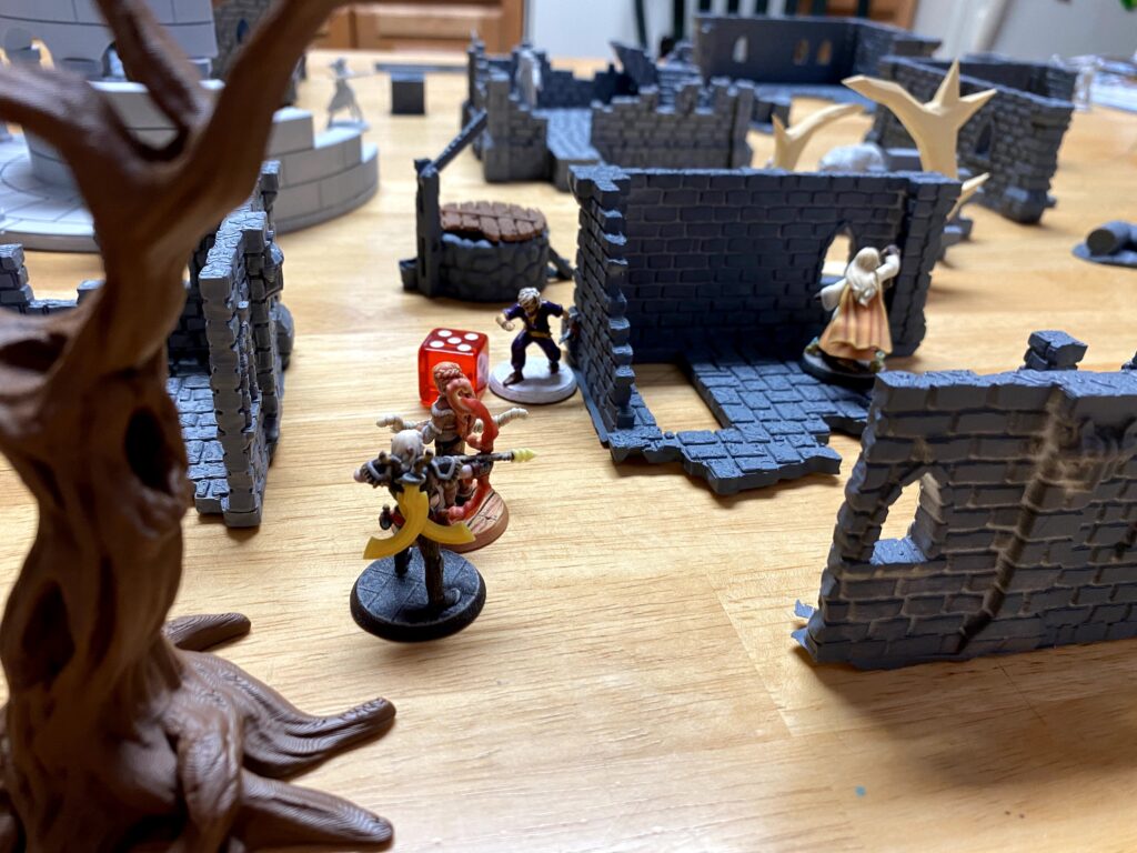 Part of my Frostgrave army, AKA "the good guys"
