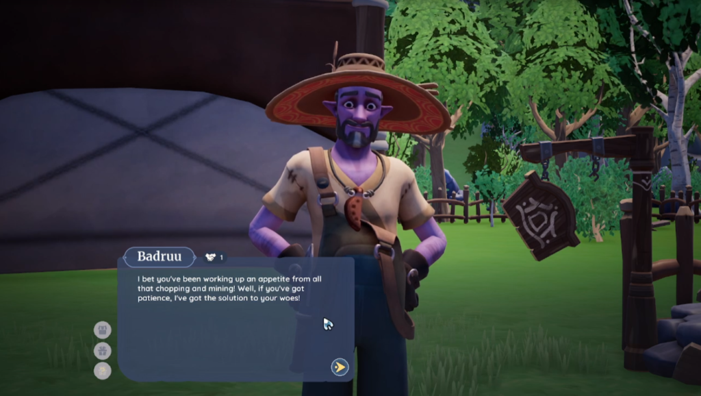 Building relationships with NPCs is an important part of gameplay